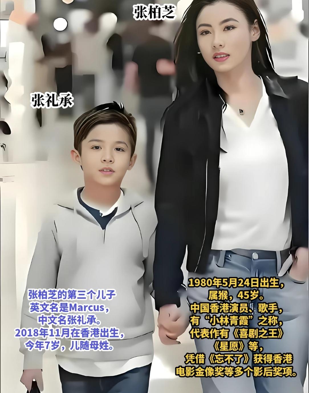 张柏芝小儿子近照曝光引发颜值热议星二代的颜值到底有多逆天？张柏芝小儿子照片刚流出