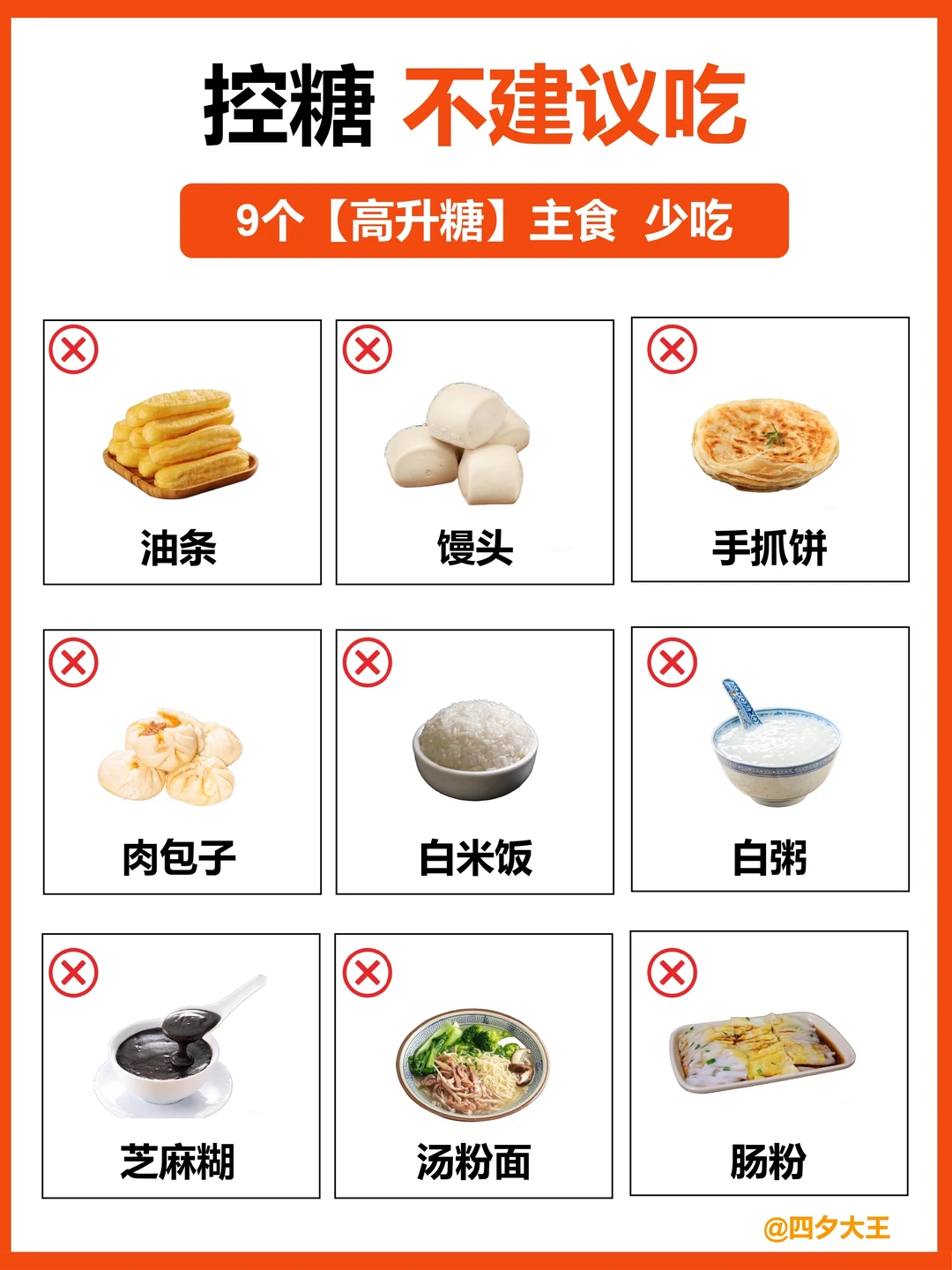 孕期控糖这些❌不要吃，但这些可以吃