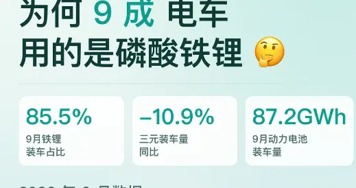 家用电车选磷酸铁锂才懂行! 能满充还耐造, 寿命比三元锂多一倍