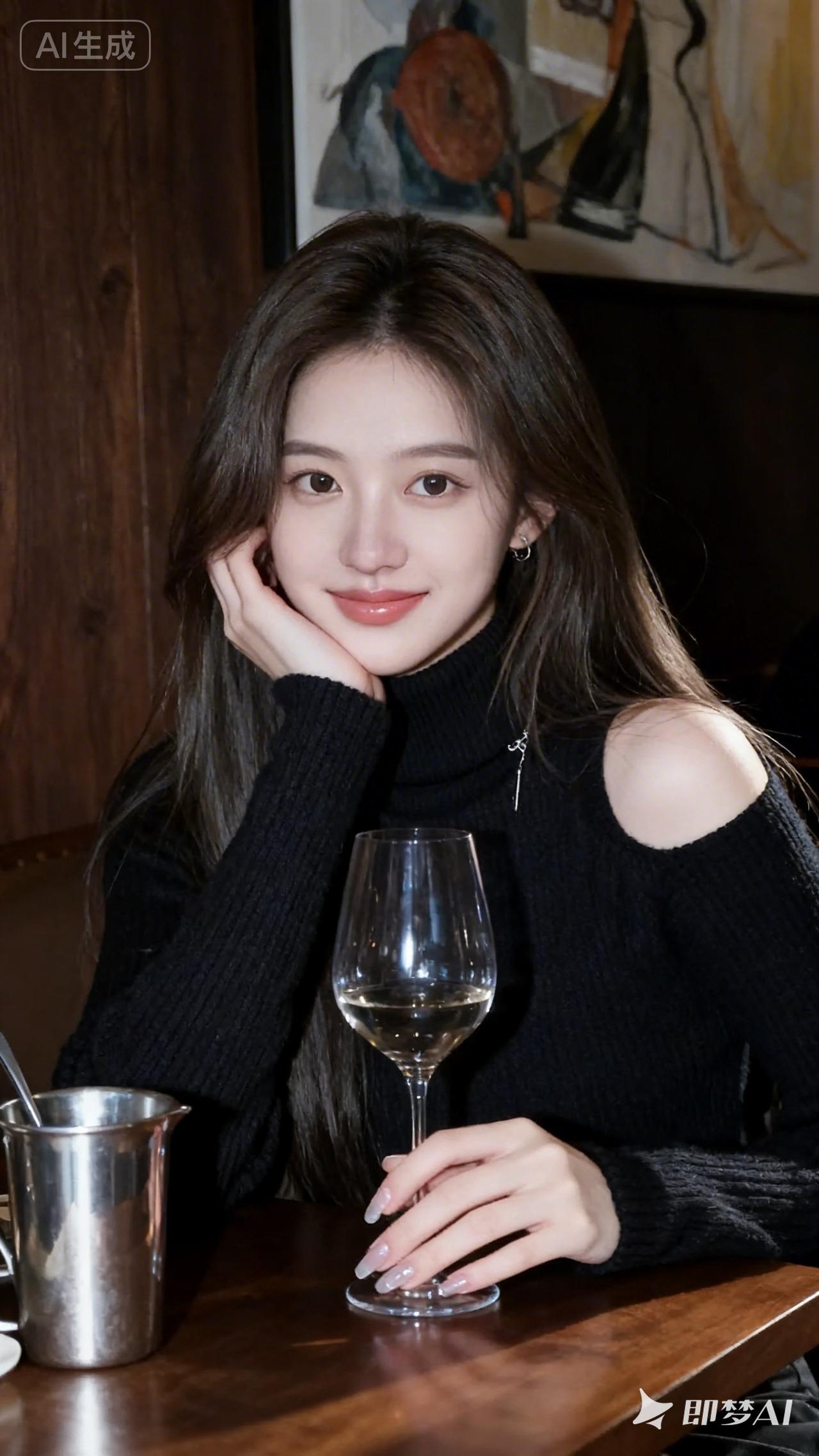 优雅之夜，红酒相伴，静享美好时光。