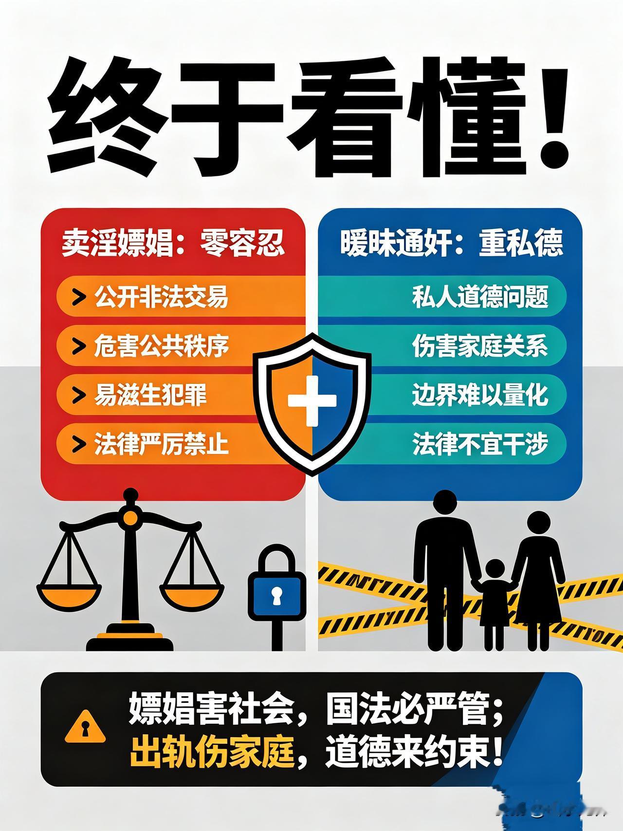 终于看懂！国家严禁卖淫嫖娼，却宽容暧昧通奸，真相很现实很多人一直疑惑：为什
