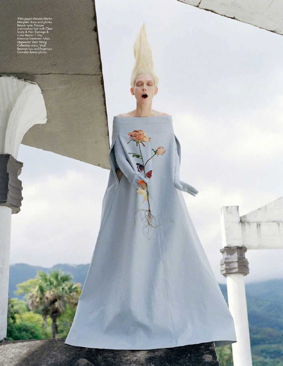 【来自投稿】《W》杂志2013年5月刊封面及写真大片，人物是蒂尔达·斯温顿