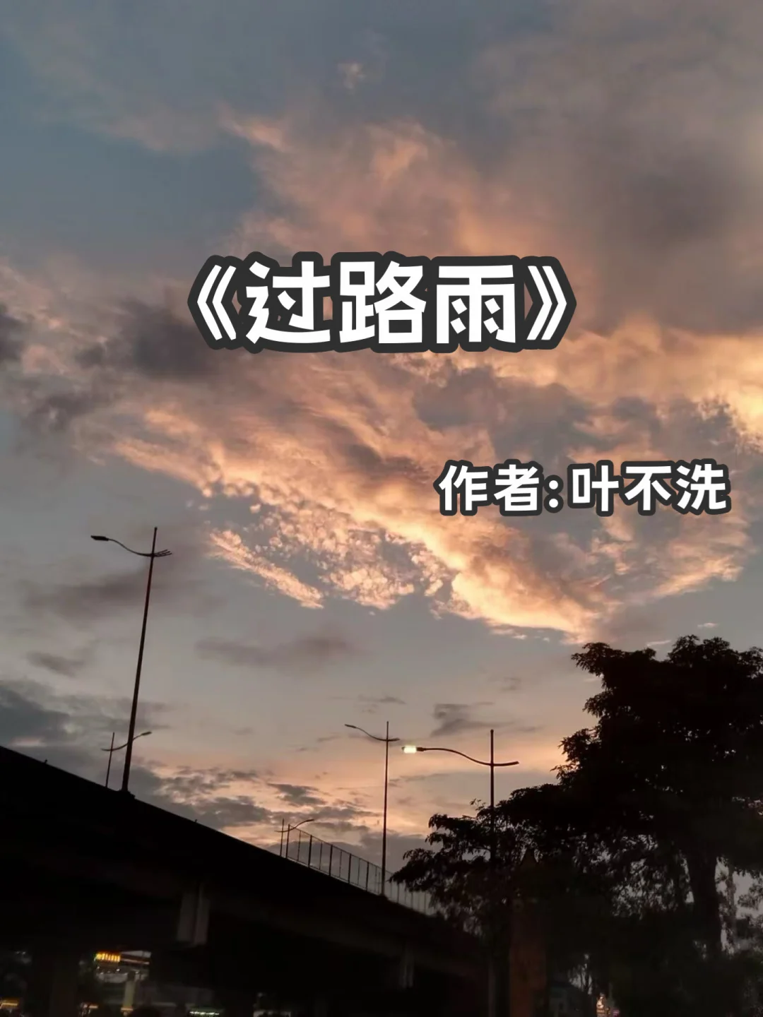 宅家小说｜破镜重圆《过路雨》