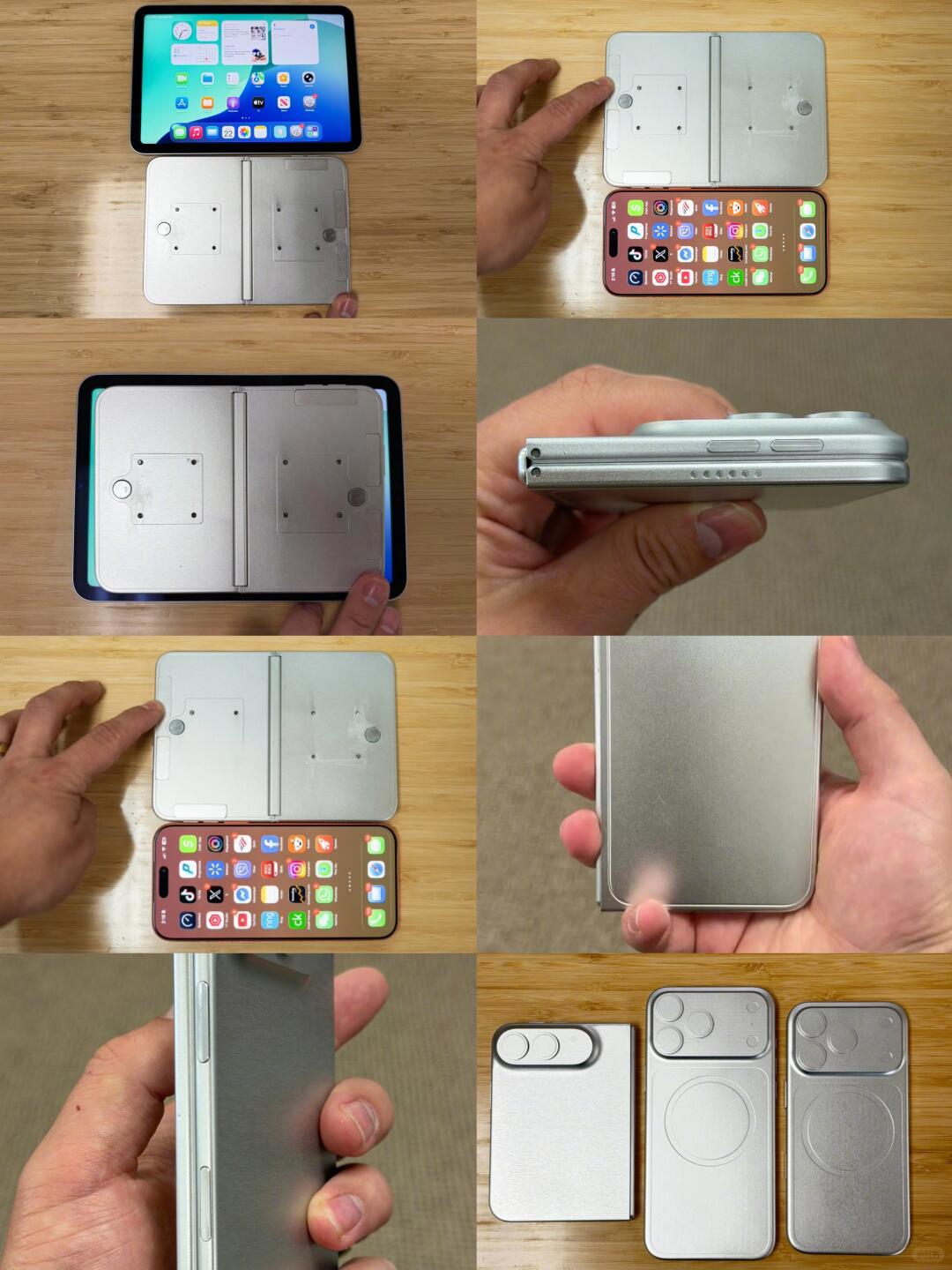 iPhoneUltra机模再上手设计上算是突破了iPhone一贯的风格，不过一代