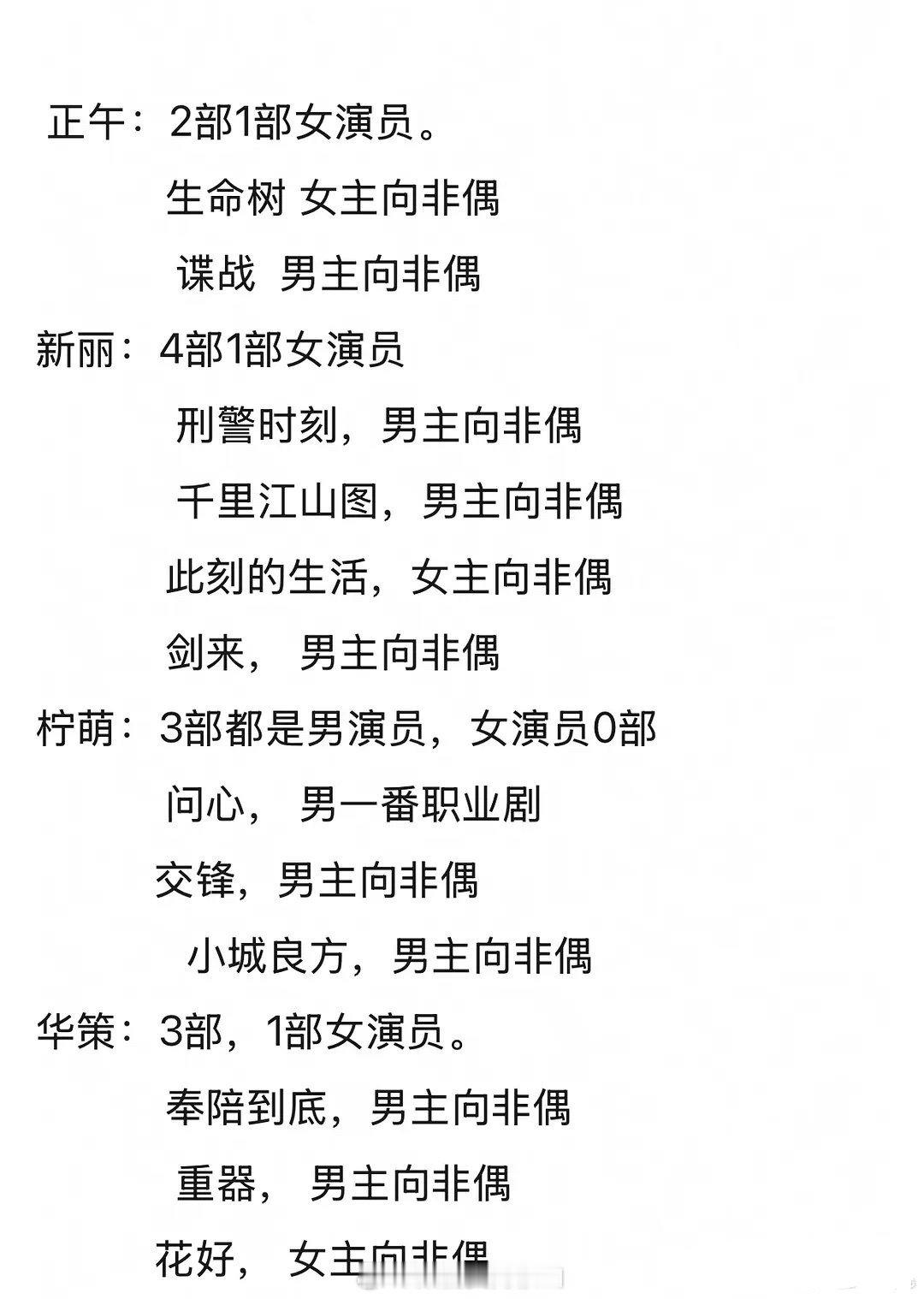 各大厂的非偶饼​​​