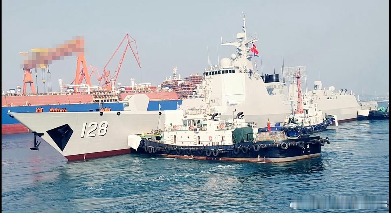 128“甘孜”刷号即将交付了，052D型34号舰，也是倒数第5艘。这10年来服