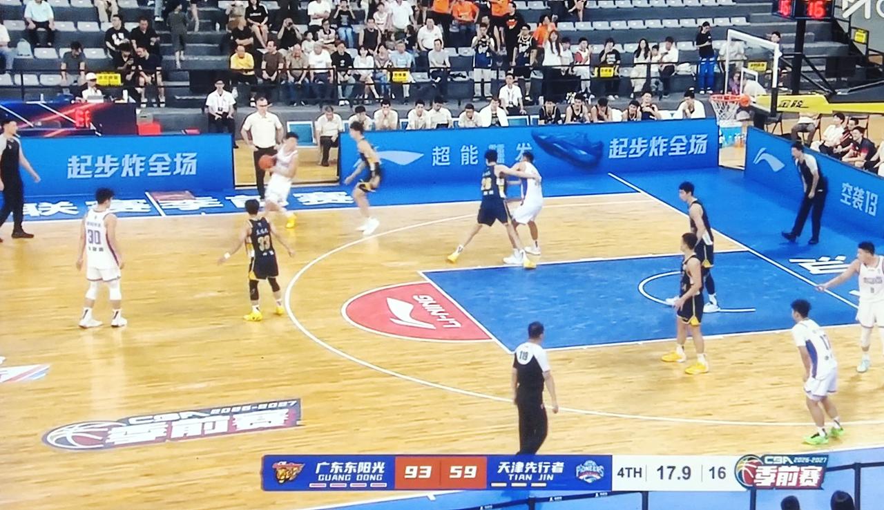 CBA季前赛广东93-61战胜天津，这才是球迷喜欢看到的那支广东队。命中率提升