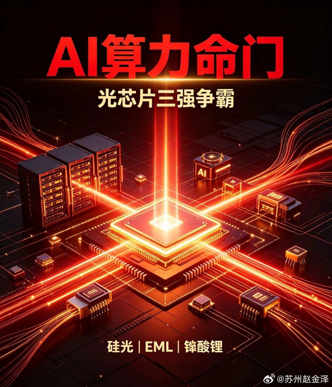 光芯片三足鼎立，撑起整个AI算力时代所有人都在盯GPU，却漏掉了AI真正的命门—