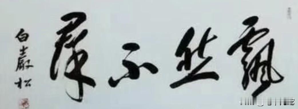 著名主持人白岩松的书法，你看看怎样？