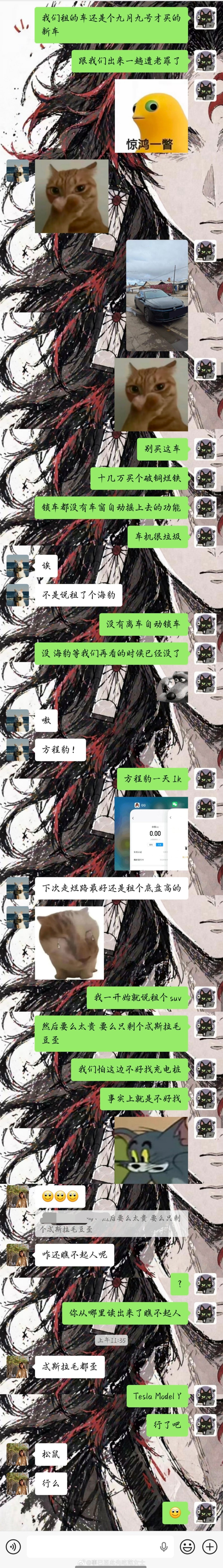 怎么有特斯拉车主一听到别人说到品牌就应激了...更何况你只是个model3车主吧...何意味[？？？