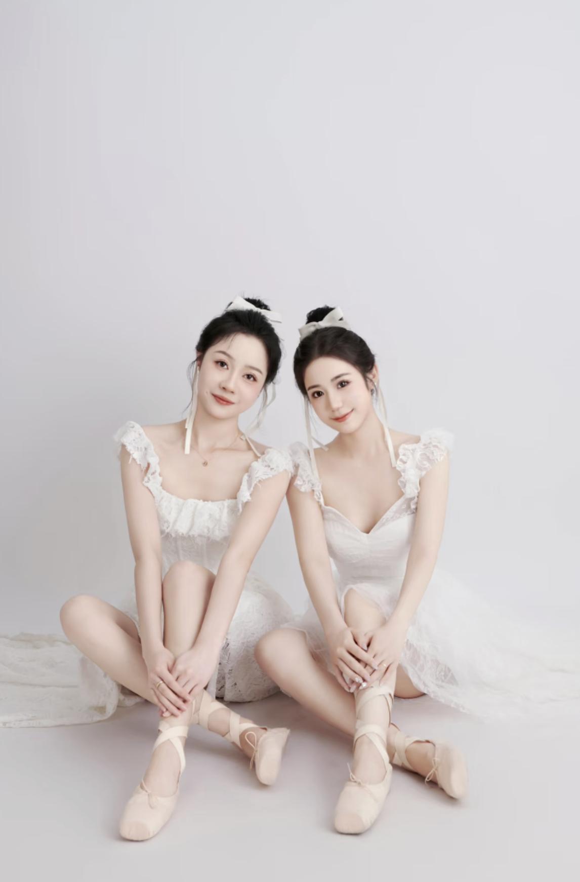 母女姐妹花，哪个是妈妈？哪个是女儿？