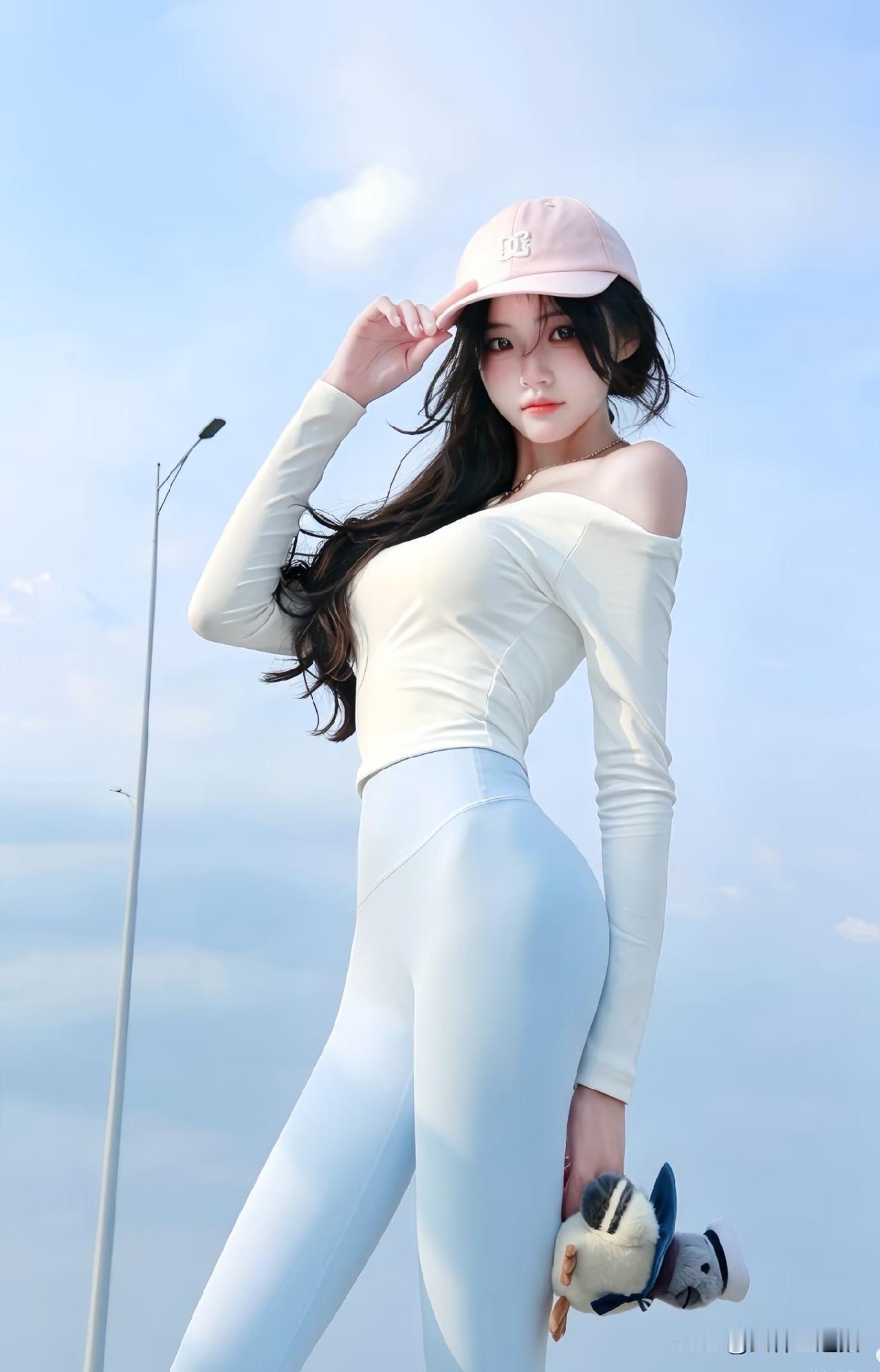 美女你见过哪些奇特的玩手机姿势