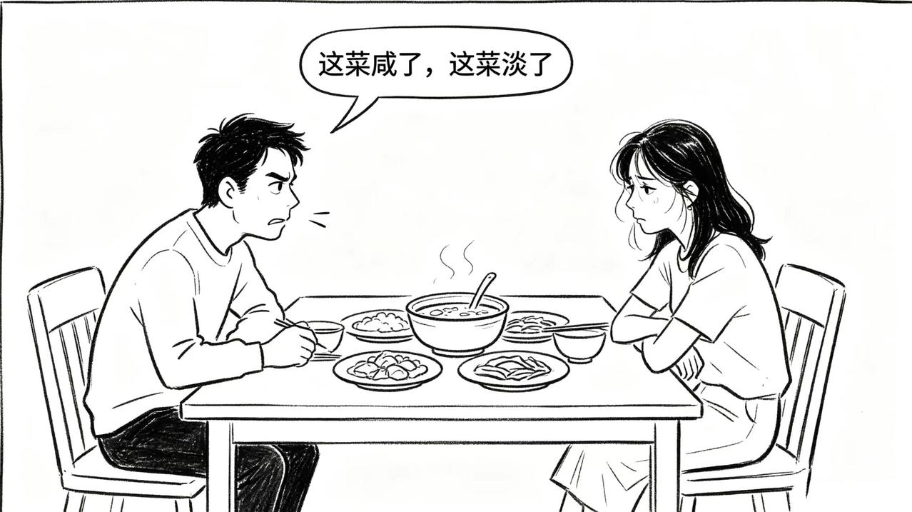 所谓高情商就是：吃饭前，先夸一下做饭的人筷子还没动，先开口。“今天这菜颜色