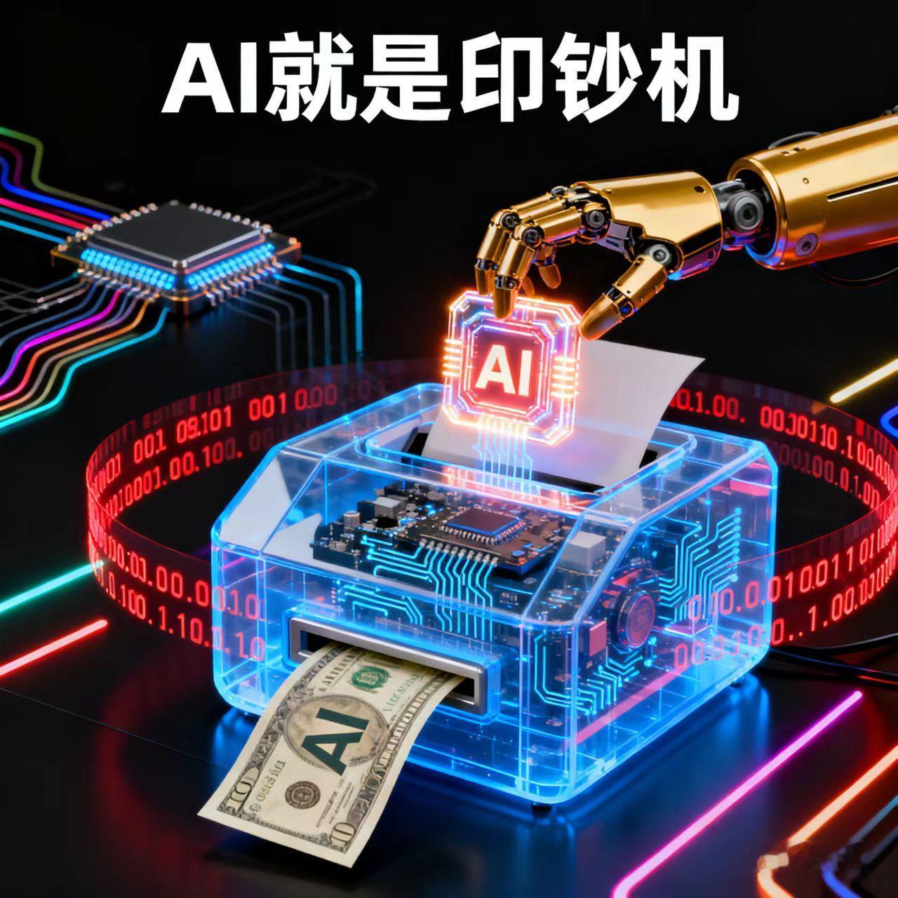 AI带来新的赚钱方式：创造力、认知力和数字资产变现 互联网的赚钱方式是流量和