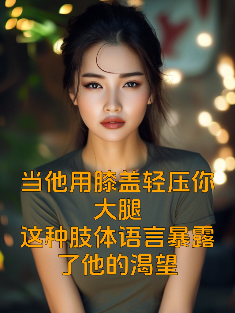 当他用膝盖轻压你大腿：这种肢体语言暴露了他的渴望