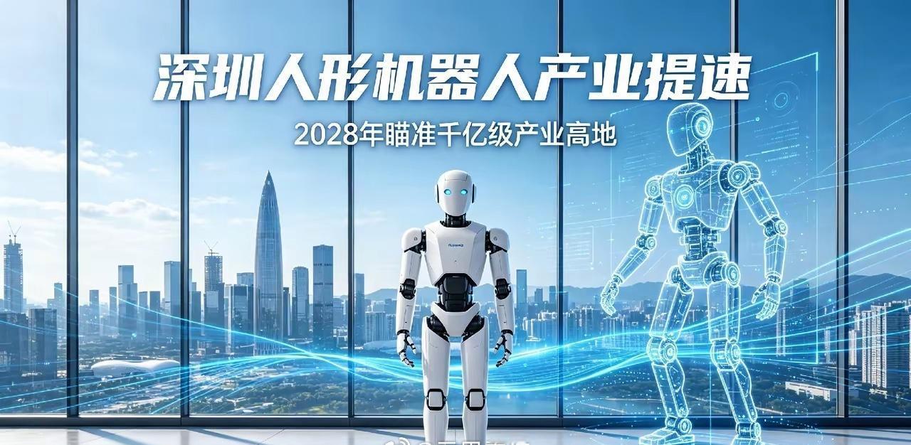 深圳人形机器人产业提速：2028年要打造产业高地🤖。​​深圳出台智能机器人产