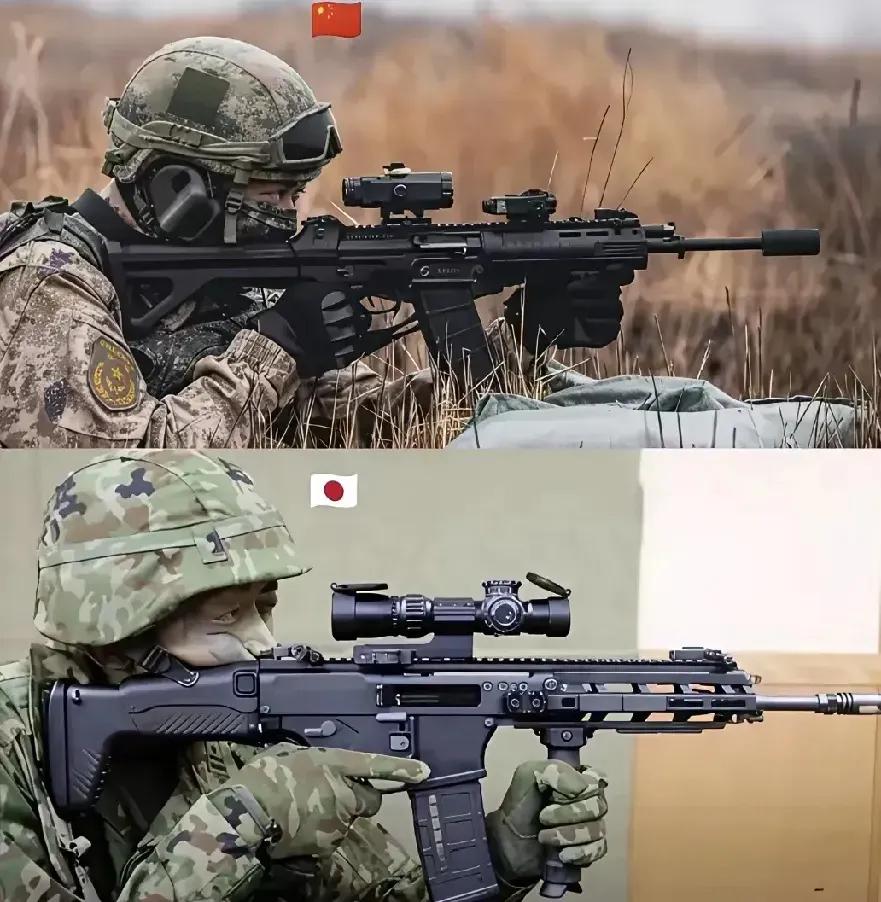 可以看出，中国和日本虽然同为亚洲国家，但是枪支的设计理念已经逐渐不同，中国的新型