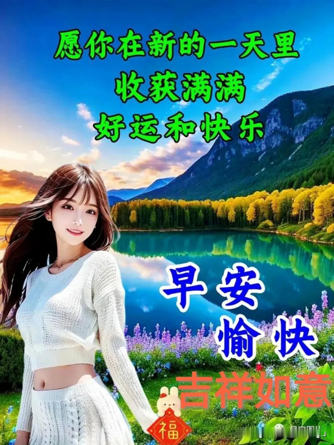 🌞[玫瑰]新的一天收获满满！祝您健康幸福快乐！春暖花开好运相伴！深