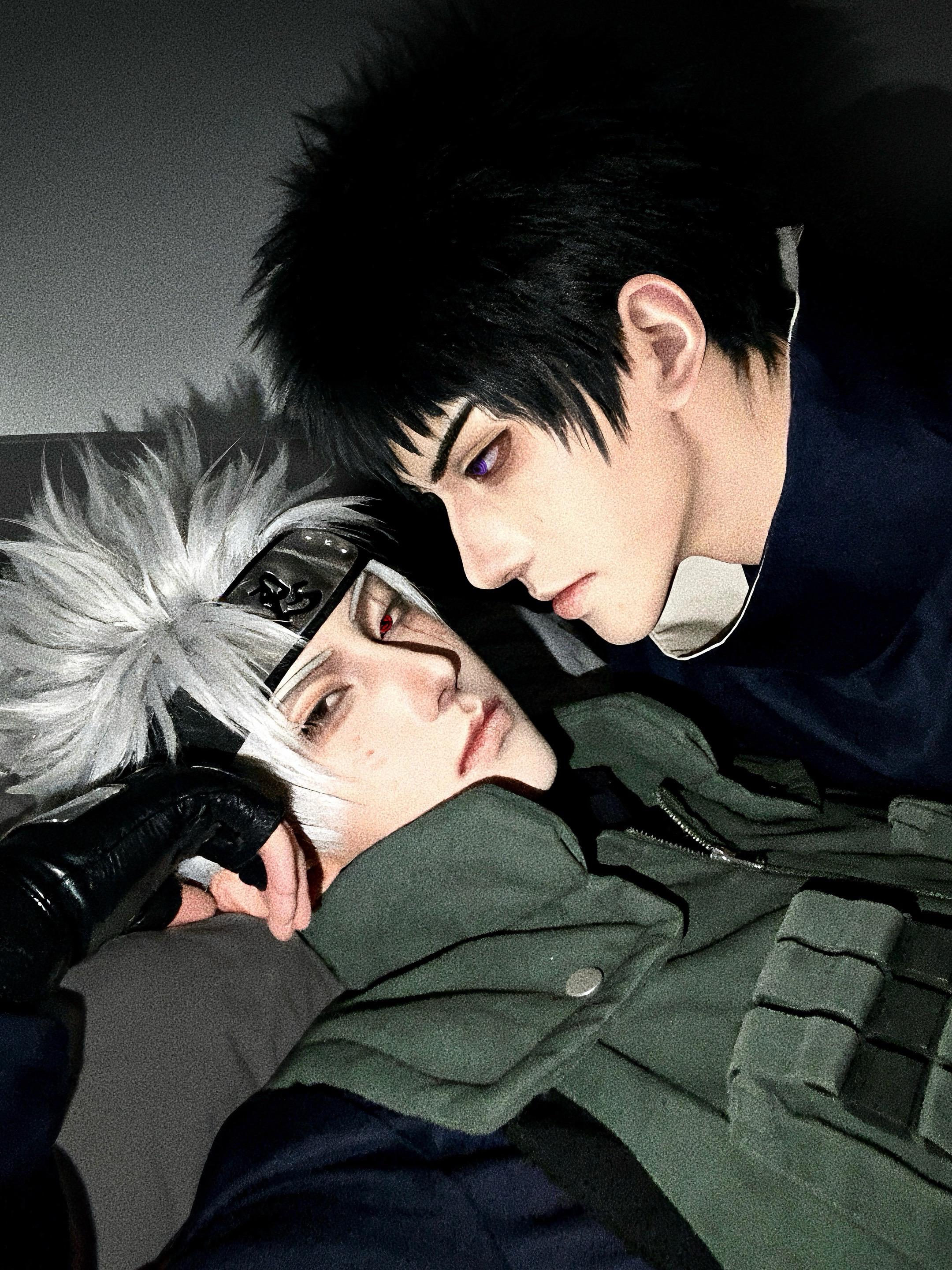 别露出那副表情，卡卡西。带土