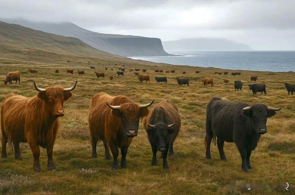 19世纪末，一群牛被遗忘在印度洋南部偏远的阿姆斯特丹岛！130年过去了！它们