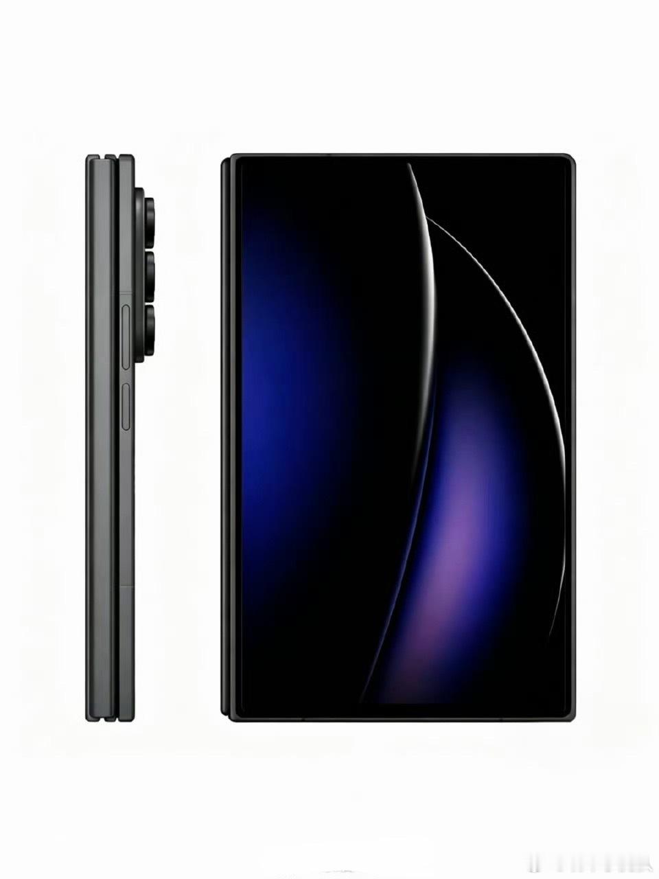 三星阔屏三折叠手机曝光要这么说，华为可是走在前头了哈。但我真没get到这个阔屏真