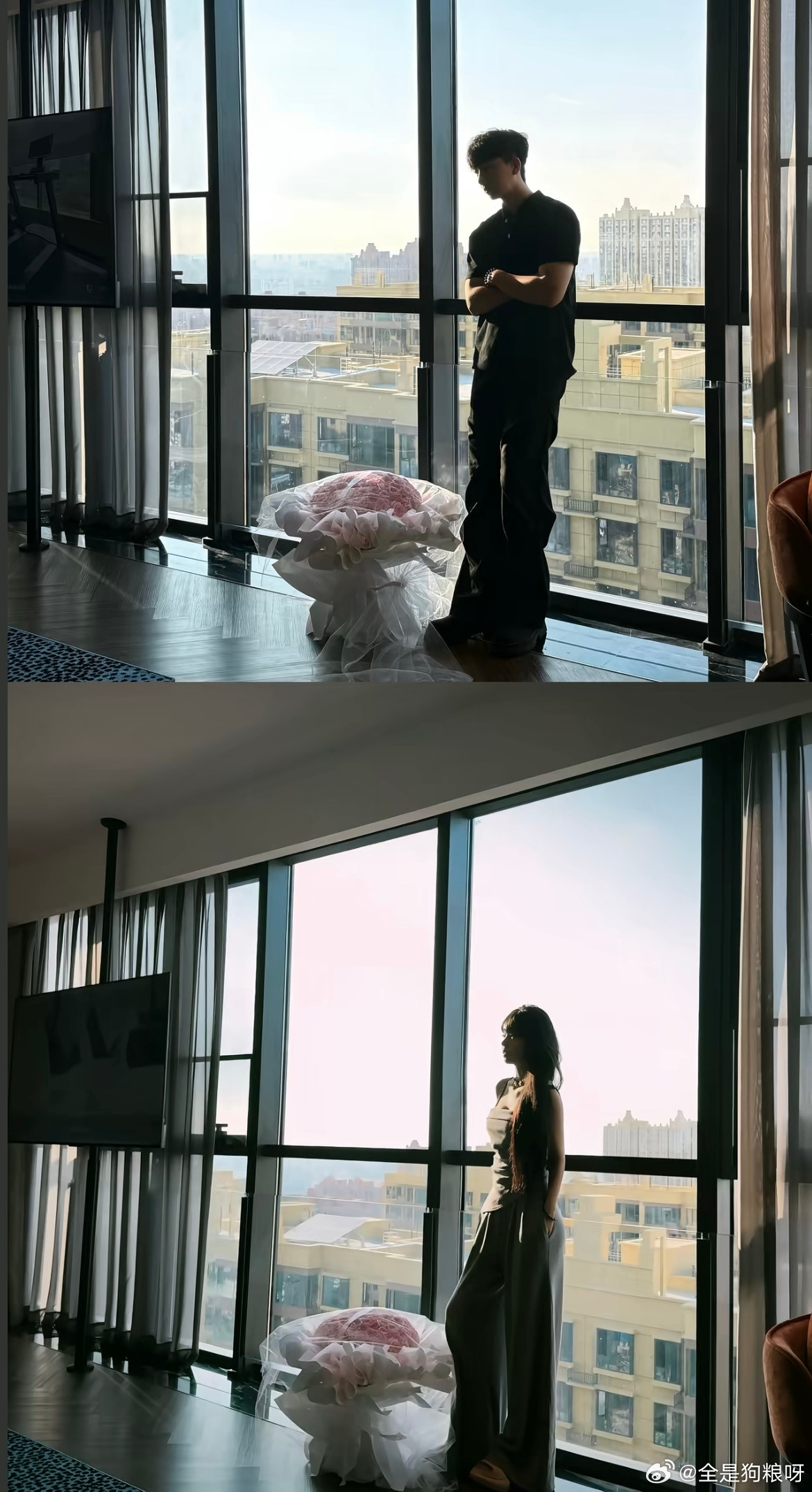 你说下次见面要带花于是我就带了​​​