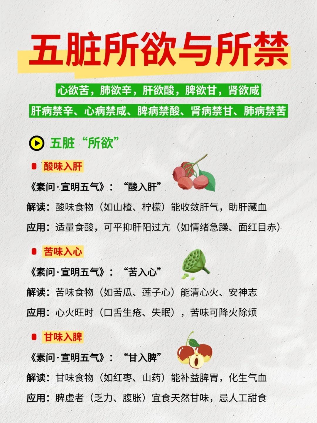 你知道五脏喜欢和不喜欢什么吗？肝：喜欢山楂、枸杞、乌梅（酸）；不喜欢辣椒、酒、