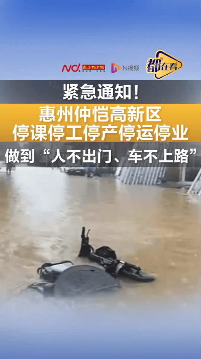 注意啦！受台风“米娜”影响，广东惠州惠阳、惠东、大亚湾三地发布停课通知，9月19