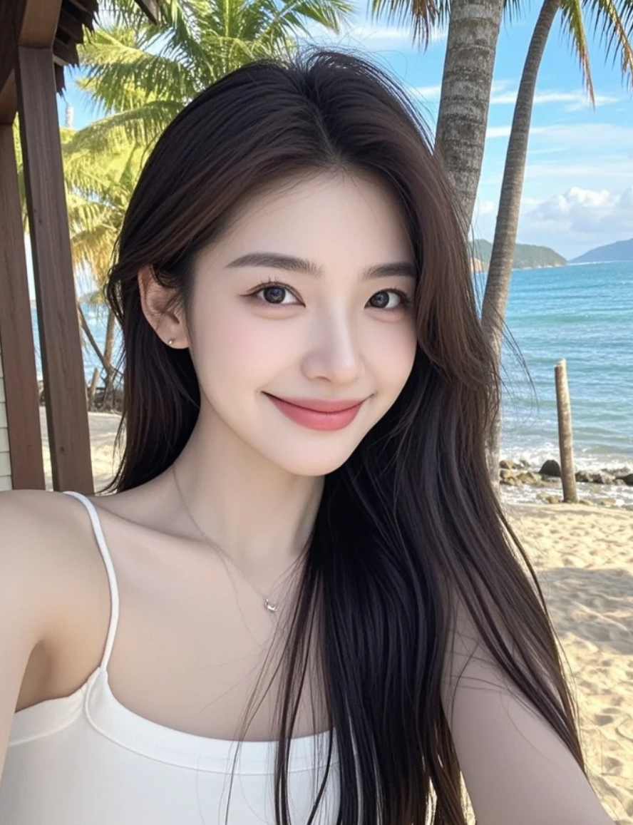 海风吹发丝，你心动了吗？承认吧~