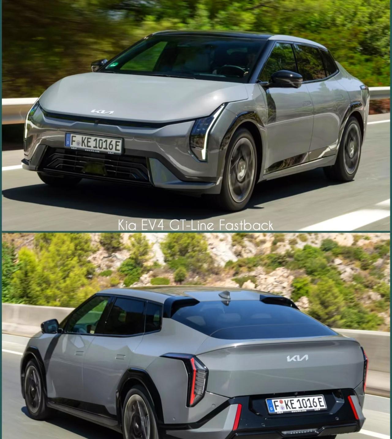 溜背版真的帅，起亚发布EV4，剑指特斯拉ModelY，Model3。起亚汽