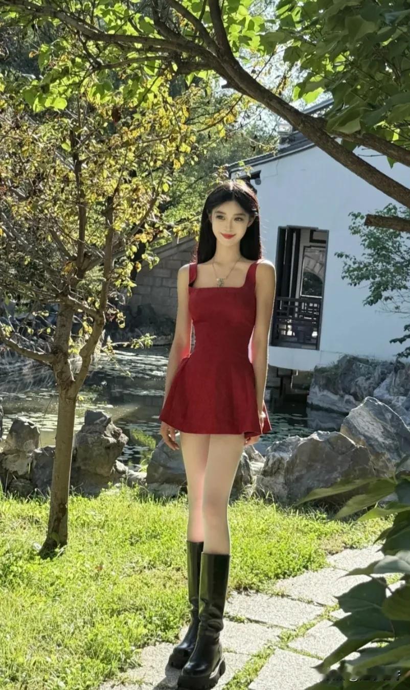 校园里的中国红