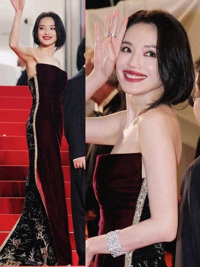 韩国全网沸腾了！不是因为韩国输给孙颖莎，而是因为舒淇，舒淇今天亮相戛纳电影