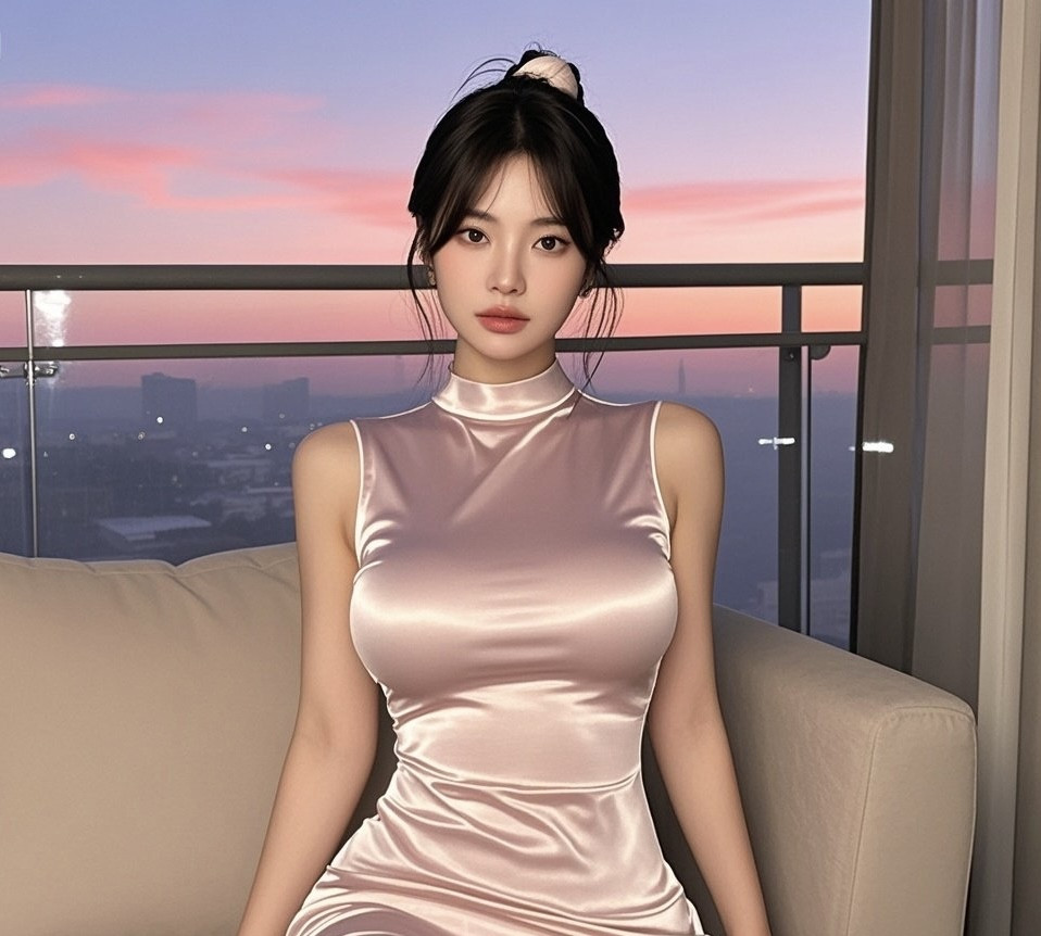纯欲风修身裙展示天生的衣架子就是任性