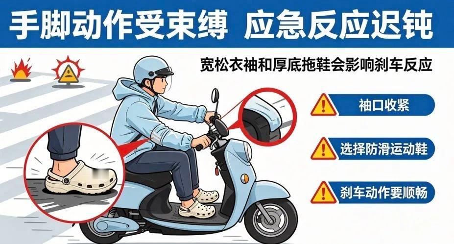 有点过分了吧？你见过男的穿这一身骑电动车？