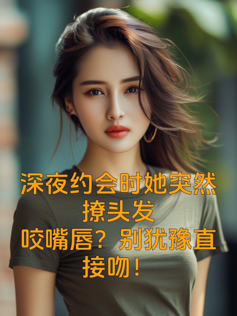 深夜约会时，她突然撩头发+咬嘴唇？别犹豫，直接吻！
