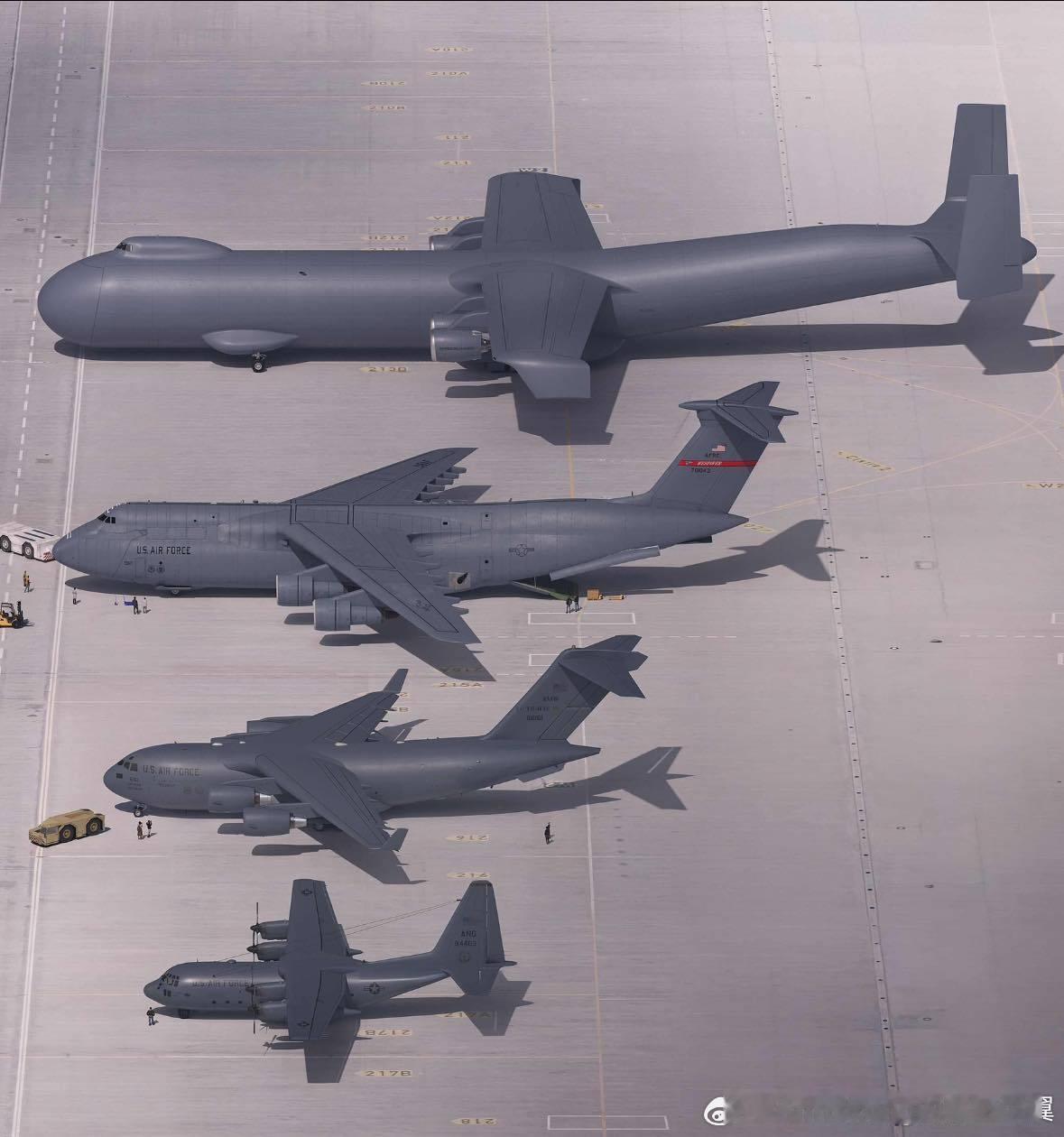 WindRunner超大尺寸运输机尺寸对比。航空创作计划WindRunner是由