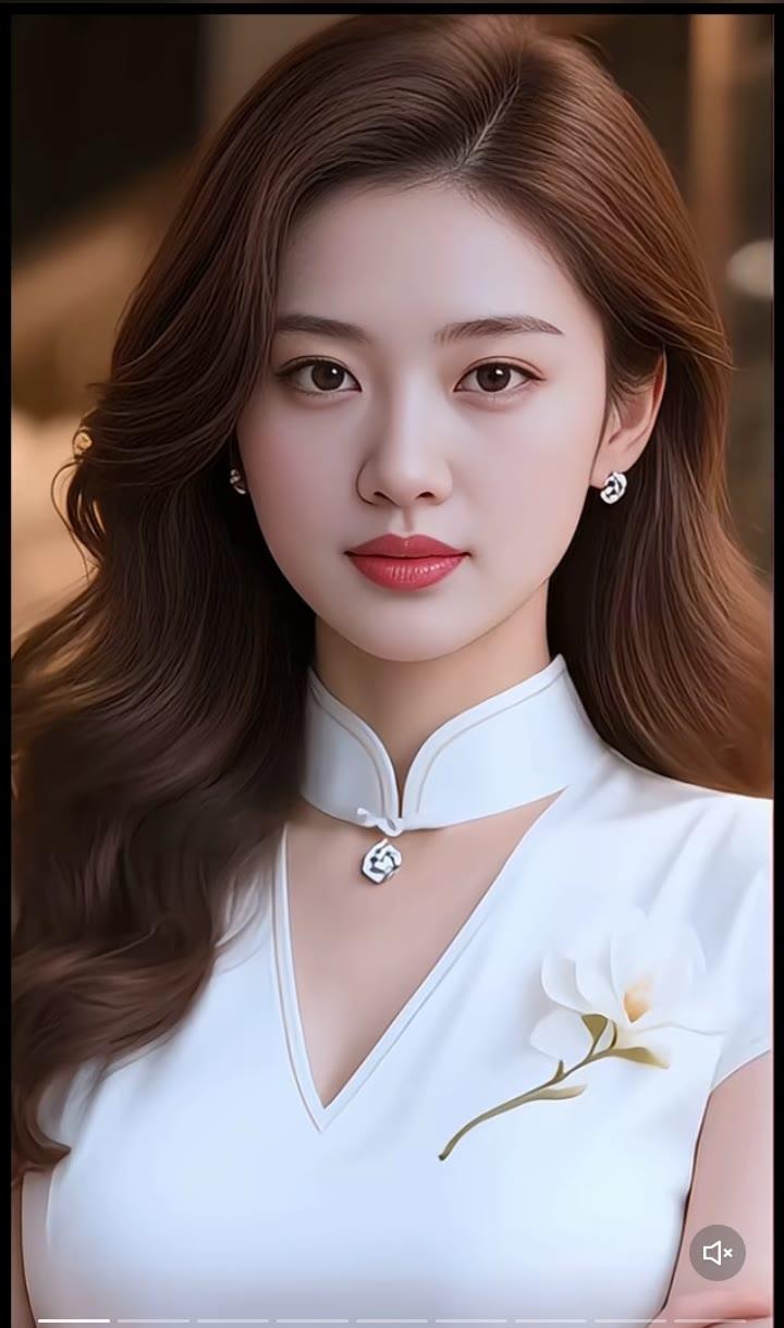 优雅白衣少女，温柔似水，静谧如画。