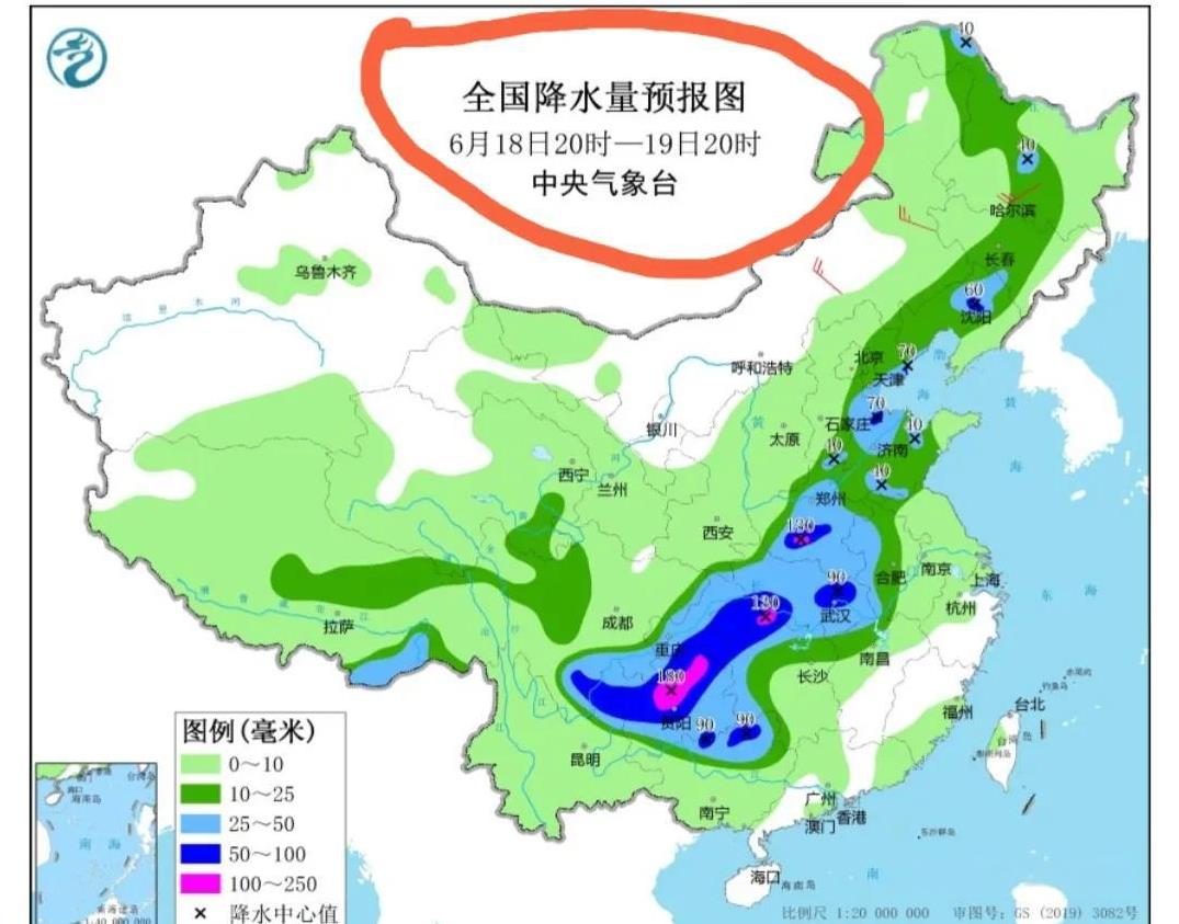山东省即将迎来一场大范围降雨天气，局地有大到暴雨！今天威海32度有点热得受不了
