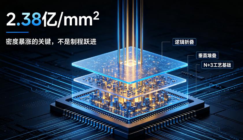 热点观点畅聊会暴涨至2.38亿/mm²！同样是中芯N+3工艺，华为麒麟9050P