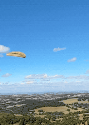 英国人遛狗拍到UFO：难道是中国六代机飞过去了？2025年8月5日，英国人安德鲁