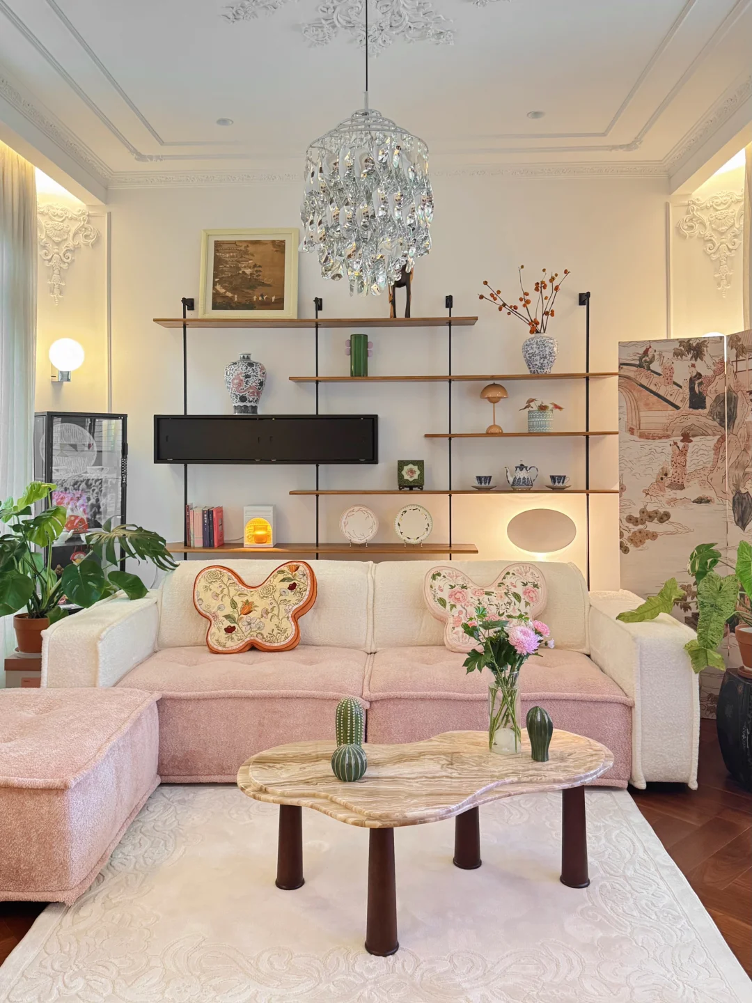 恭喜我！终于拥有了粉色客厅！