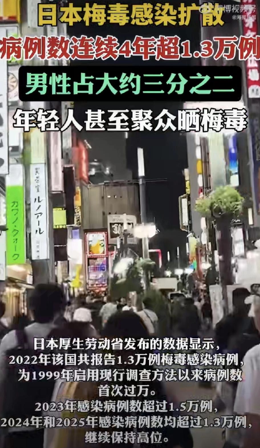 好家伙，日本年轻人聚众晒梅毒这热搜看得我头皮发麻！真是活久见，现在连生病都敢“