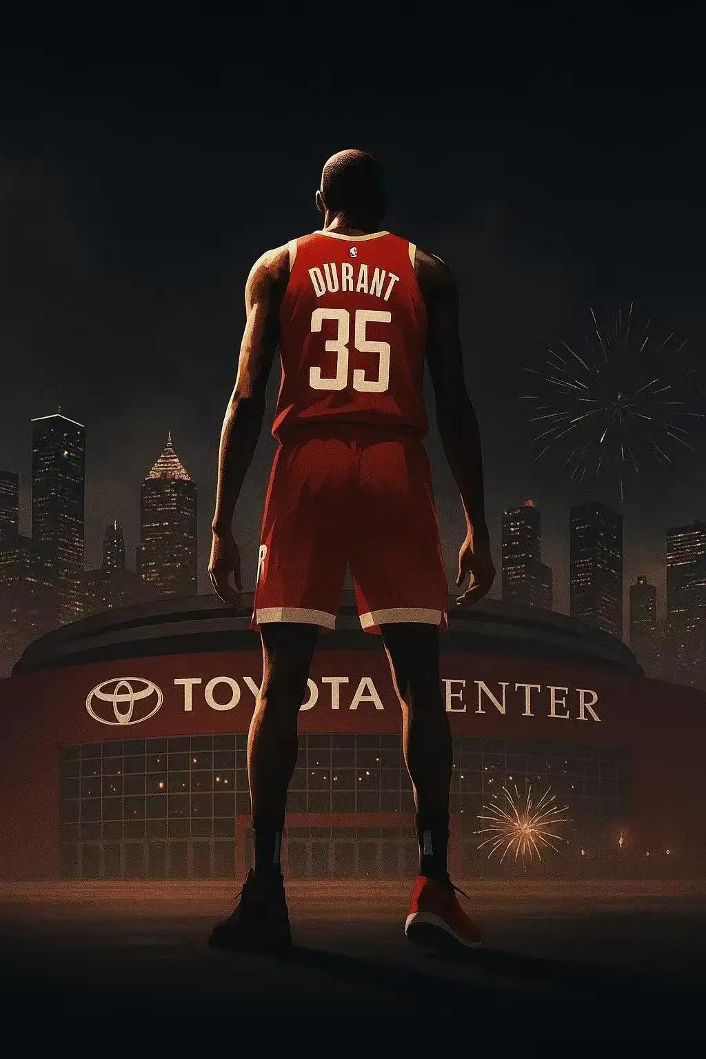 ESPN：杜兰特与火箭正在商讨一份2年1.12亿美元续约合同据ESPN报