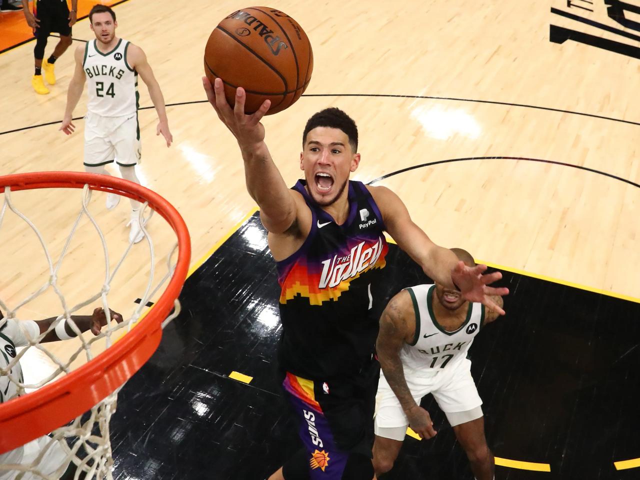 布克成功反超了杜兰特、库里、东契奇、亚历山大等猛人？可这次还是真的！根据美媒统计