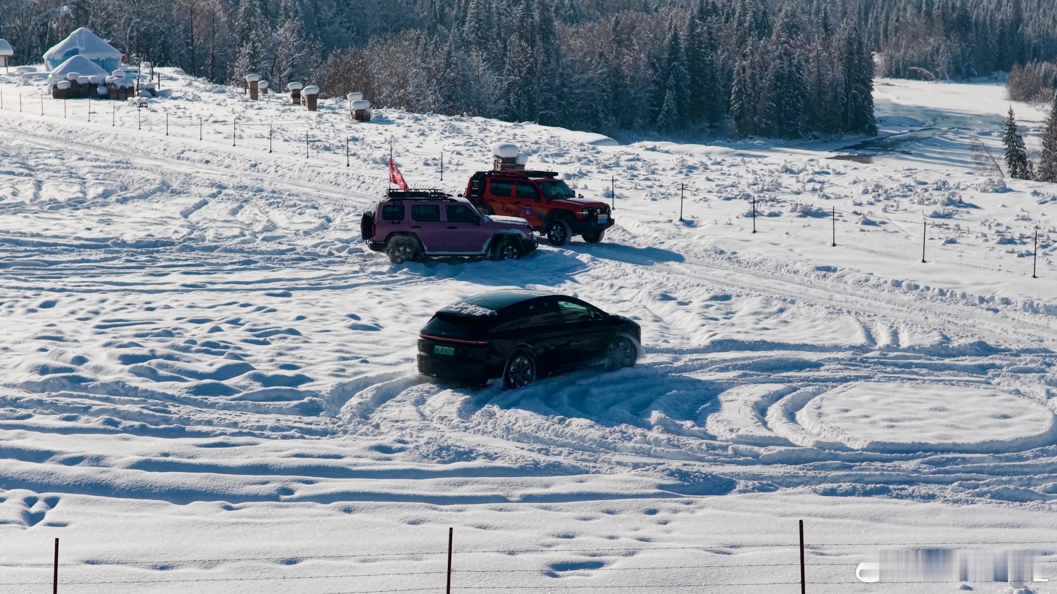 同框掏雪的好朋友