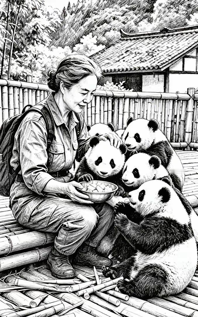明明一共有六只大熊猫，大多数人只看见五只，最后一只藏在哪？眼力挑战看图找动