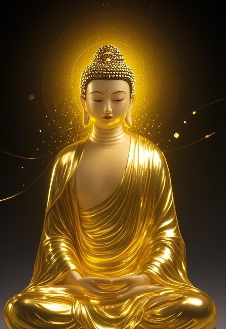 你的守护佛虚空藏菩萨现身了从今天起，你会聚大财，祛百忧平安喜乐万事胜意
