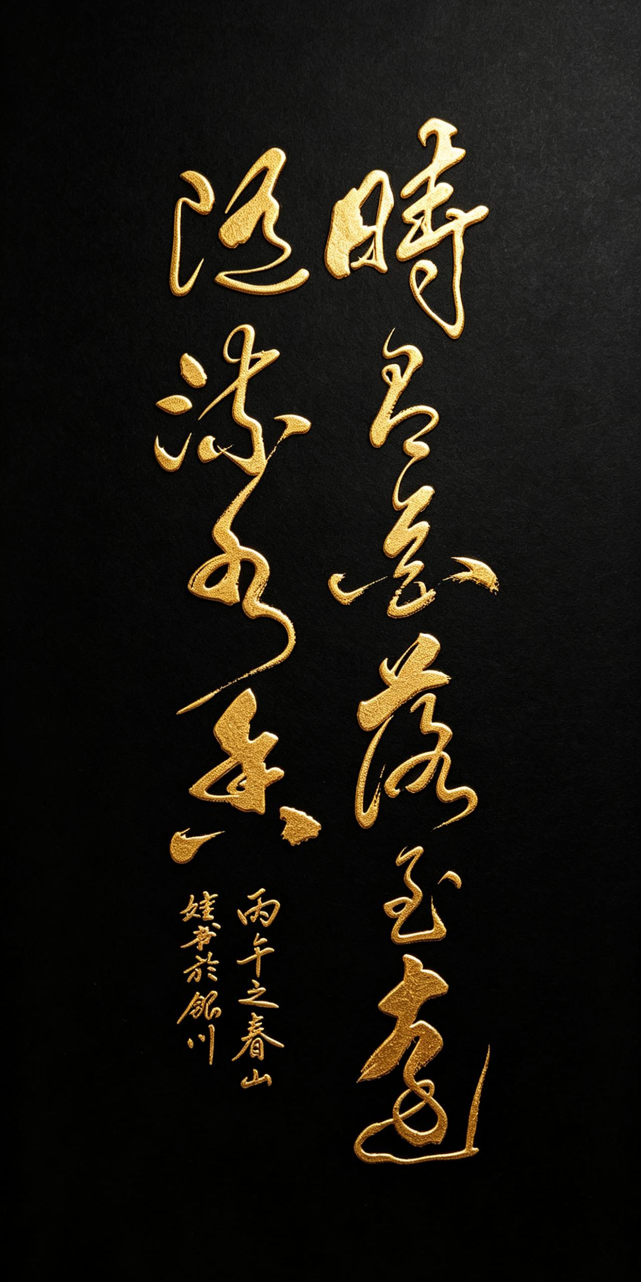  这十个字写的太美了！一撇一捺写诗意，流水落花皆是人间清景。这幅草书，自带一股