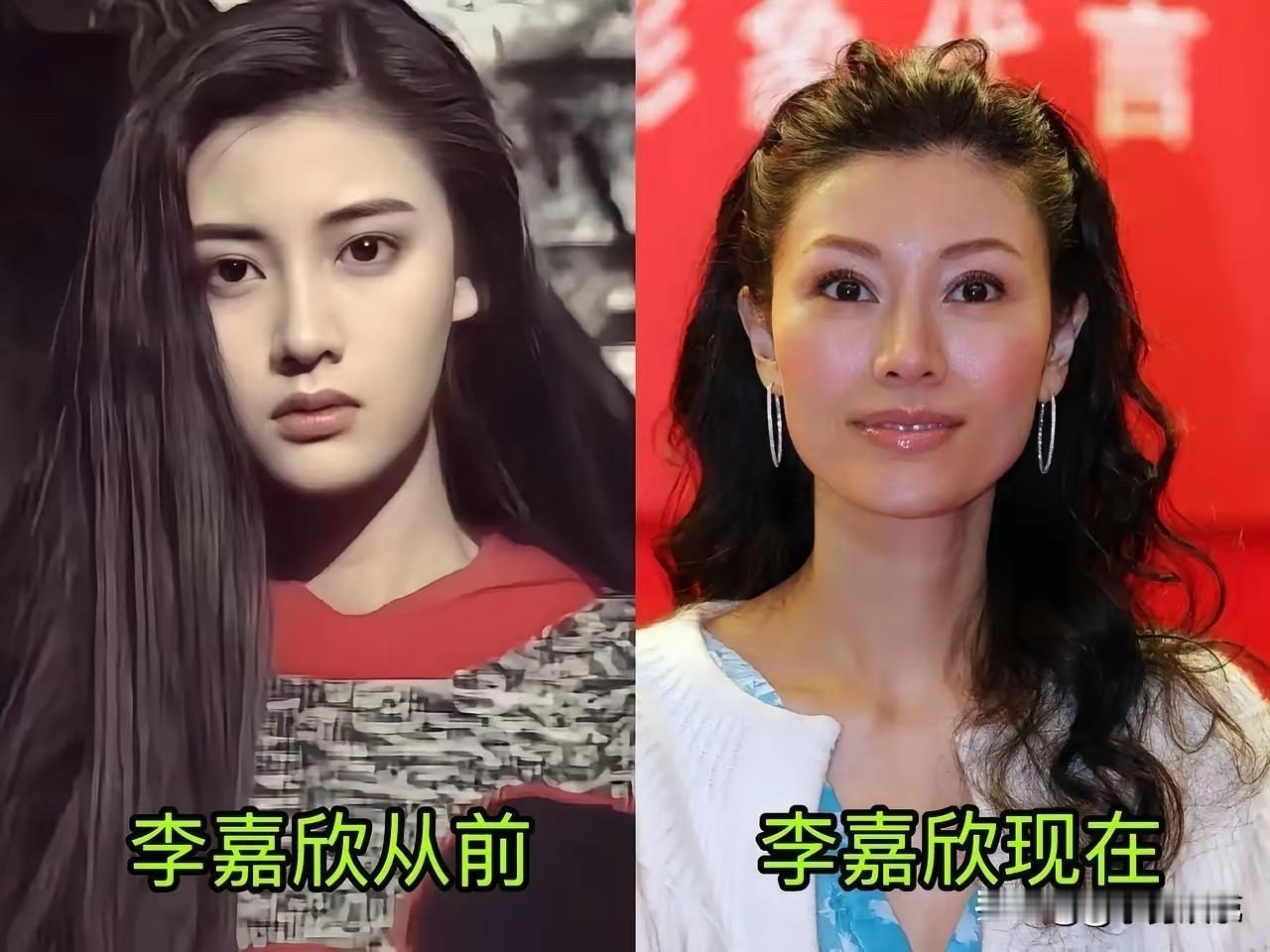 港台女神的今昔对比照，林青霞、张曼玉、关之琳、李嘉欣、王祖贤、黎姿、朱茵、李若彤