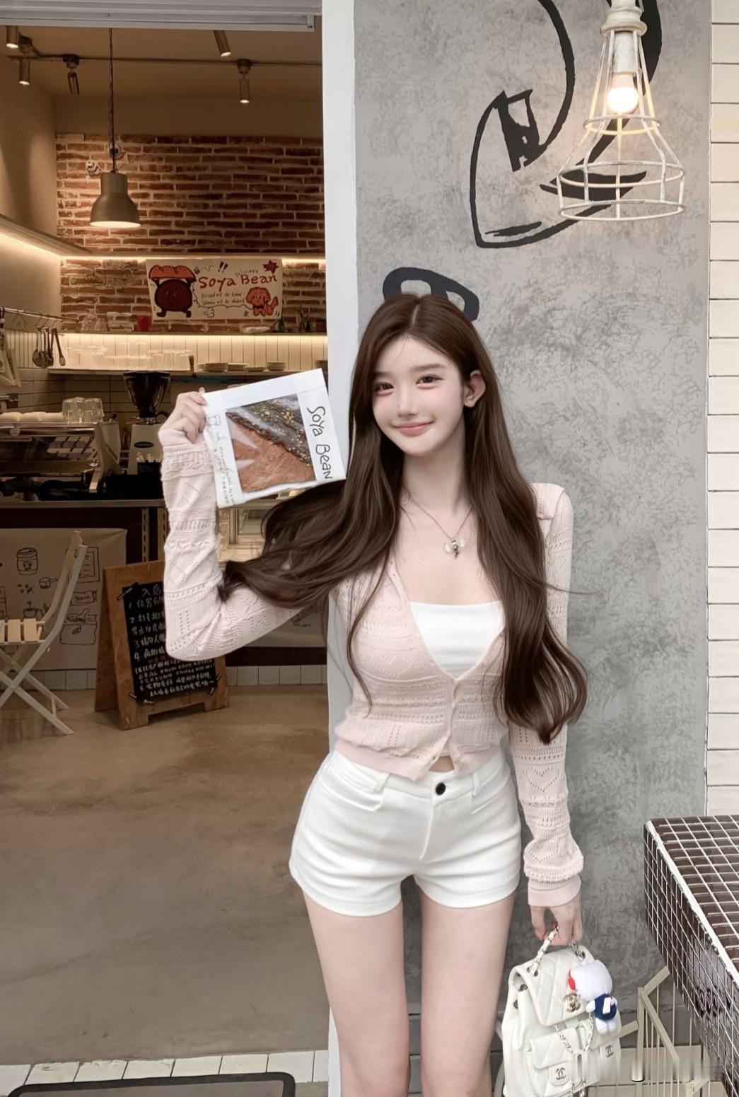 白色短裤不是一般人能驾驭的